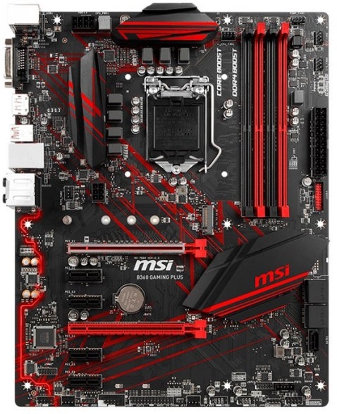 

Материнская плата MSI B360 GAMING PLUS (s1151, B360) ATX