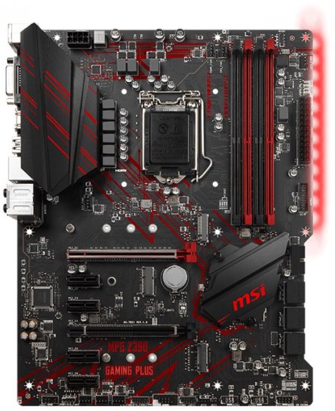

Материнская плата MSI MPG Z390 GAMING PLUS (s1151 Z390) ATX