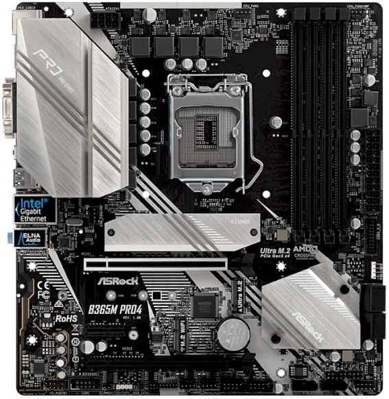 

Материнская плата ASROCK B365M PRO4 (s1151 B365) mATX