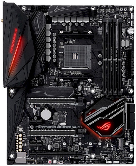

Материнская плата ASUS ROG Crosshair VII Hero Wi-Fi (AM4 X470) ATX