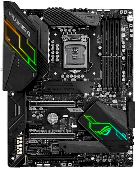 

Материнская плата ASUS ROG Maximus XI Hero (Wi-Fi) (s1151 Z390) ATX