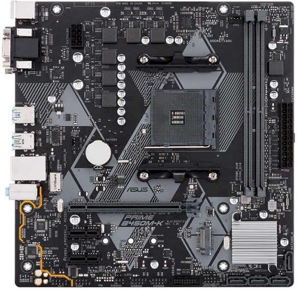 

Материнская плата ASUS Prime B450M-K (AM4 B450) mATX