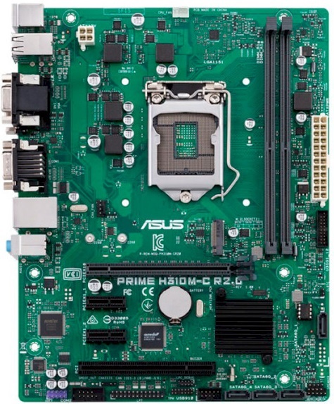 

Материнская плата ASUS Prime H310M-C R2.0 (s1151 H310) mATX