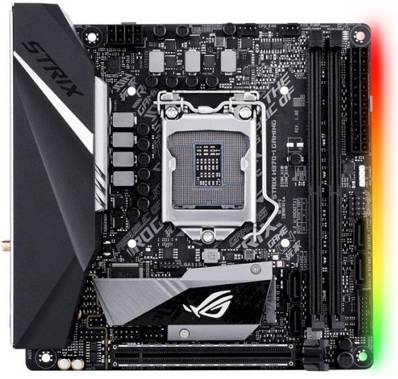 

Материнская плата ASUS ROG Strix H370-I Gaming (s1151 H370) mITX