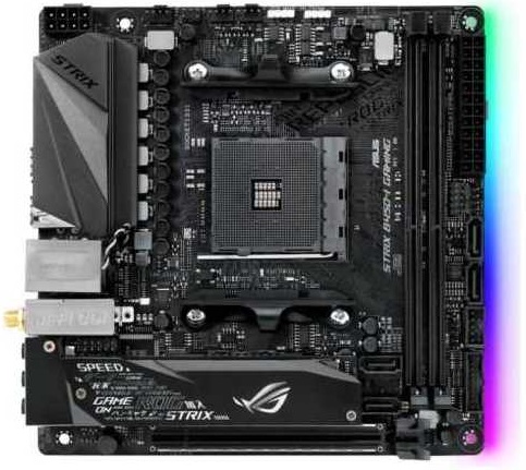 

Материнская плата ASUS ROG Strix B450-I Gaming (AM4 B450) mITX
