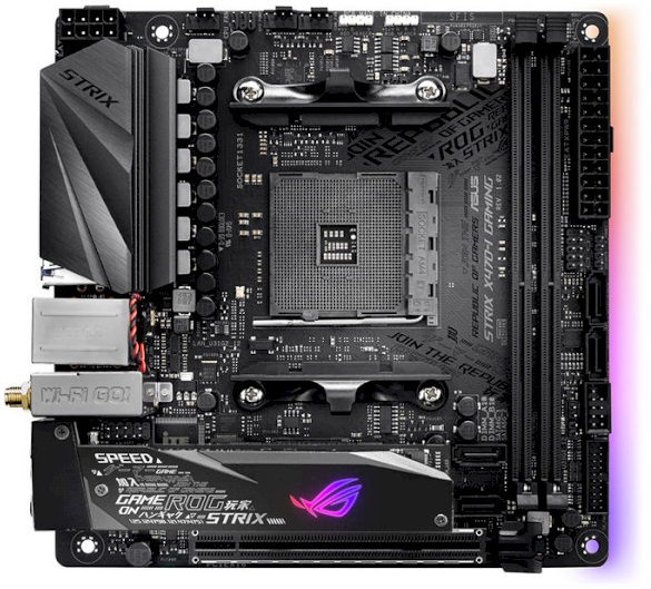 

Материнская плата ASUS ROG Strix X470-I Gaming (AM4 X470) mITX