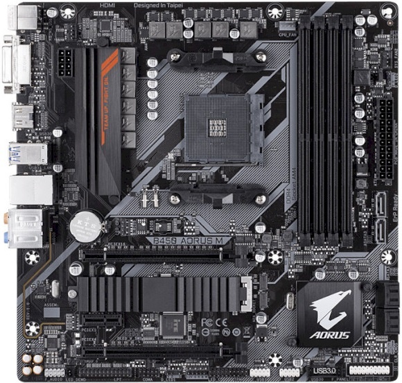 

Материнская плата GIGABYTE AORUS B450 M (sAM4 B450) mATX