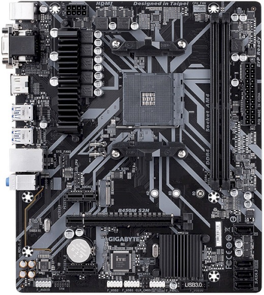 

Материнская плата GIGABYTE B450M S2H (AM4 B450) mATX