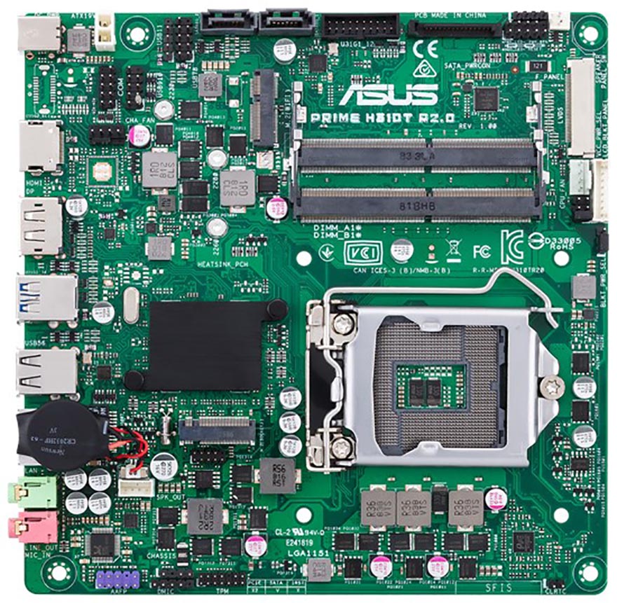 Материнська плата ASUS Prime H310T R2.0 (s1151 H310) mini-ITX в Києві