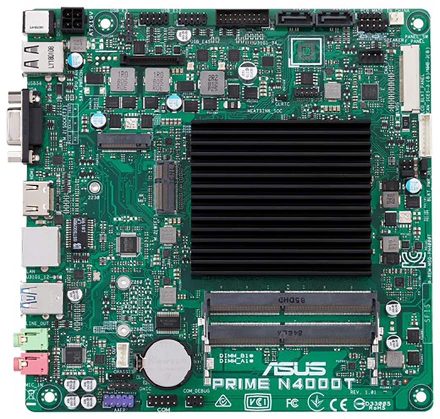 Материнська плата ASUS PRIME N4000T (Celeron N4000, 2.6GHz) mini-ITX в Києві