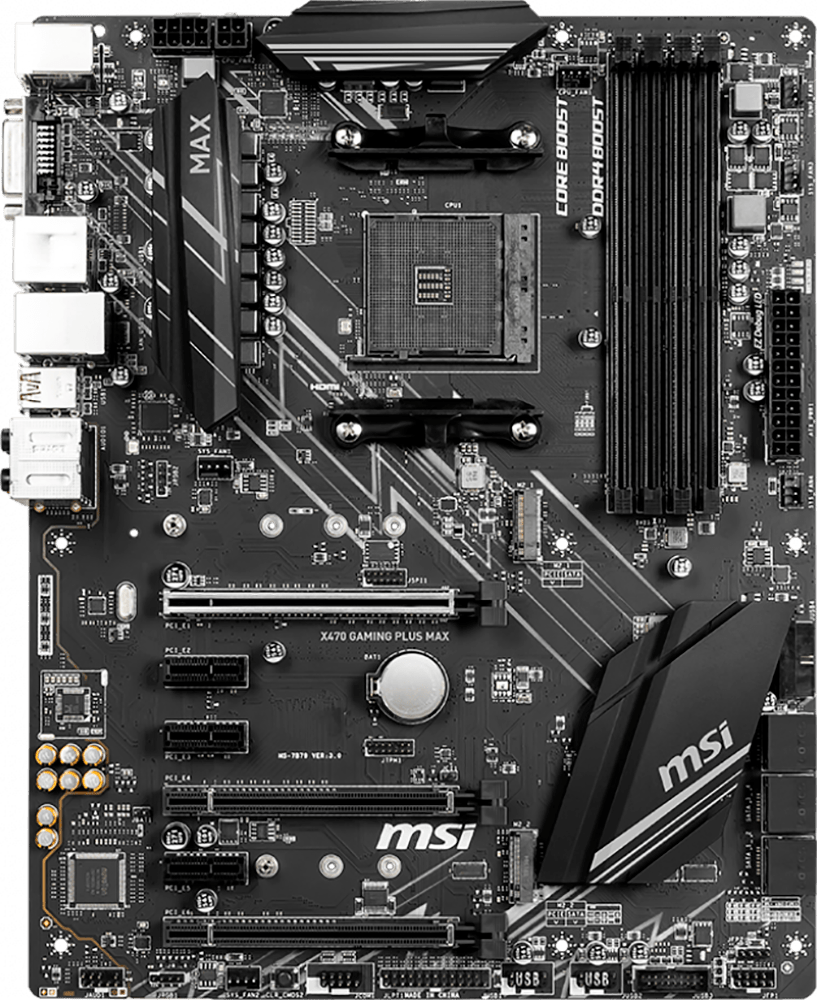 Материнська плата MSI X470 GAMING PLUS MAX (sAM4 AMD X470) ATX в Києві