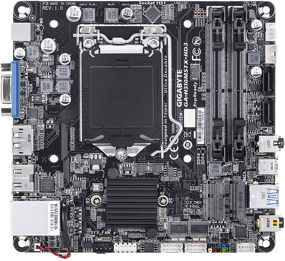 Материнская плата GIGABYTE GA-H310MSTX-HD3 (s1151 H310) Mini-STX в Киеве