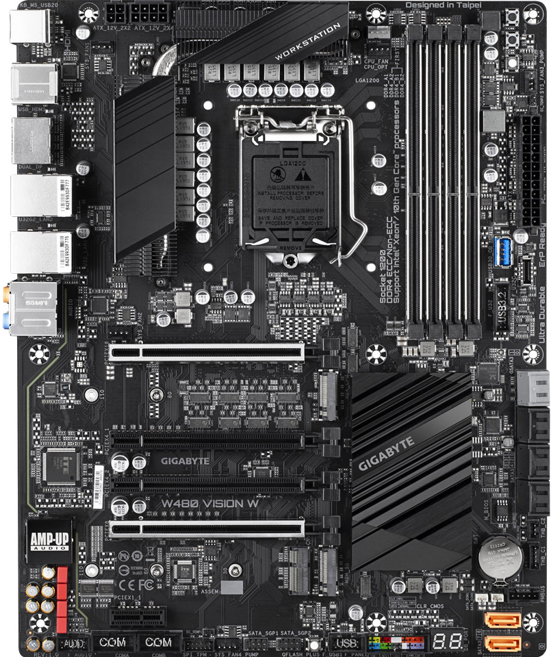 Материнская плата GIGABYTE W480 VISION W (s1200 W480) ATX в Киеве