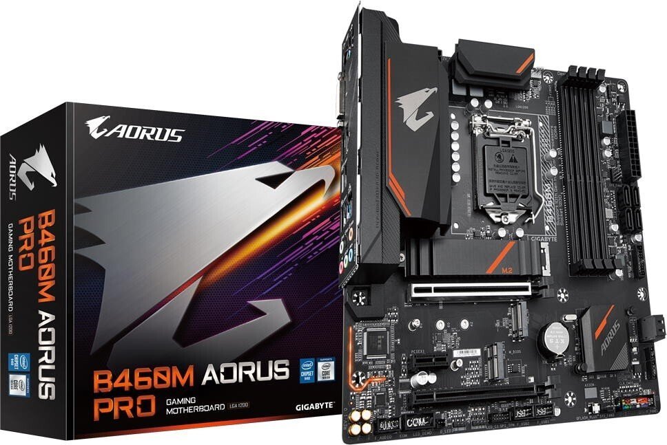 Материнская плата GIGABYTE B460M AORUS PRO (s1200 B460) mATX в Киеве