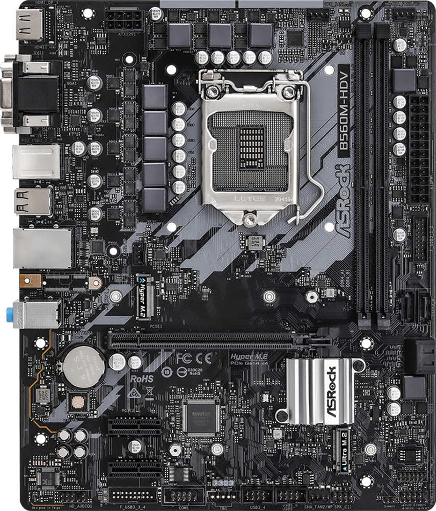 Материнская плата ASROCK B560M-HDV (s1200 B560) mATX в Киеве