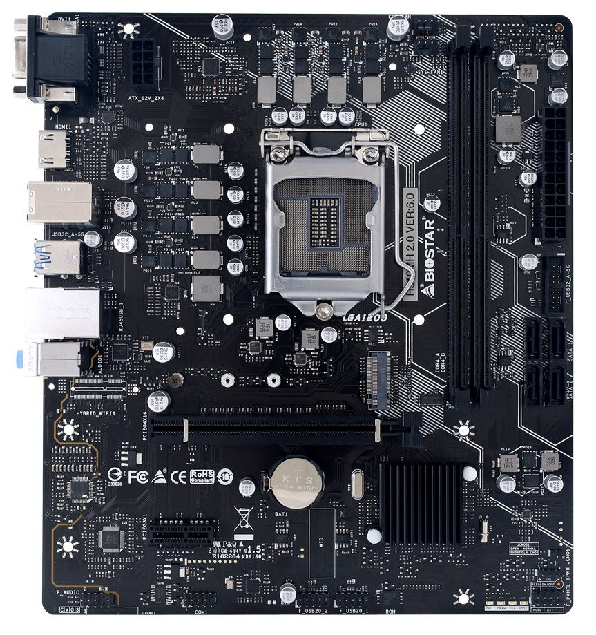 Материнська плата BIOSTAR H510MH 2.0 (s1200 H510) mATX в Києві