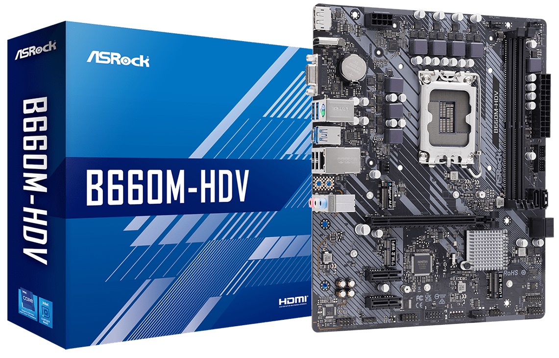 Материнська плата ASROCK B660M-HDV (s1700 B660) mATX · 5