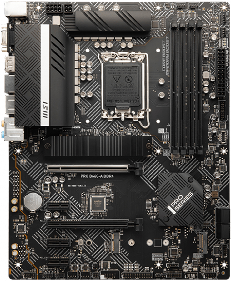 Материнська плата MSI PRO B660-A DDR4 (s1700 B660)ATX в Києві