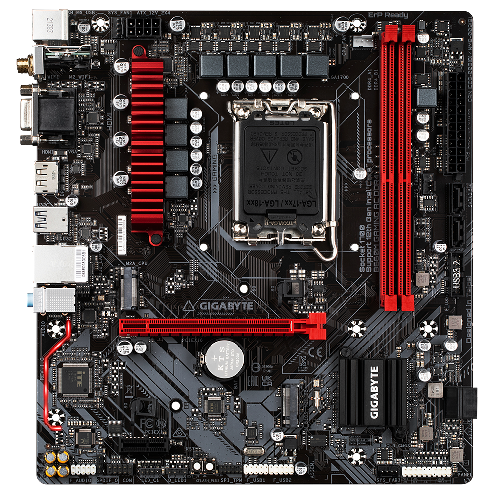 Материнська плата GIGABYTE B660M GAMING AC DDR4 (s1700 B660) mATX в Києві