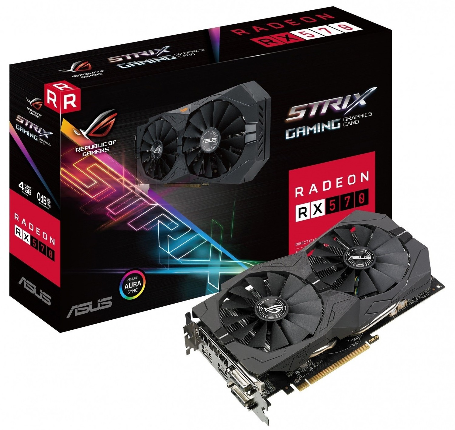

Видеокарта ASUS Radeon RX 570 4GB DDR5 GAMING (STRIX-RX570-4G-GAMING)