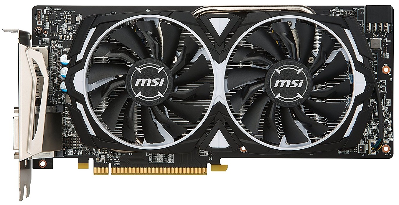 

Видеокарта MSI Radeon RX 580 ARMOR 8G 8Gb GDDR5