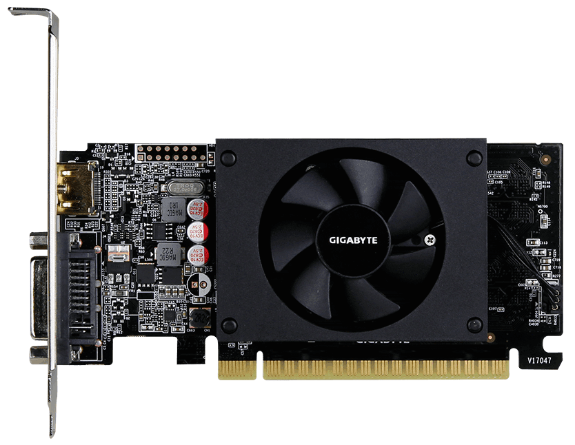 

Видеокарта Gigabyte GeForce GT710 2GB DDRR5 (GV-N710D5-2GL)