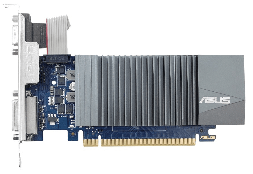 Видеокарта ASUS GeForce GT710 1GB DDR5 low profile silent (GT710-SL-1GD5) в Киеве