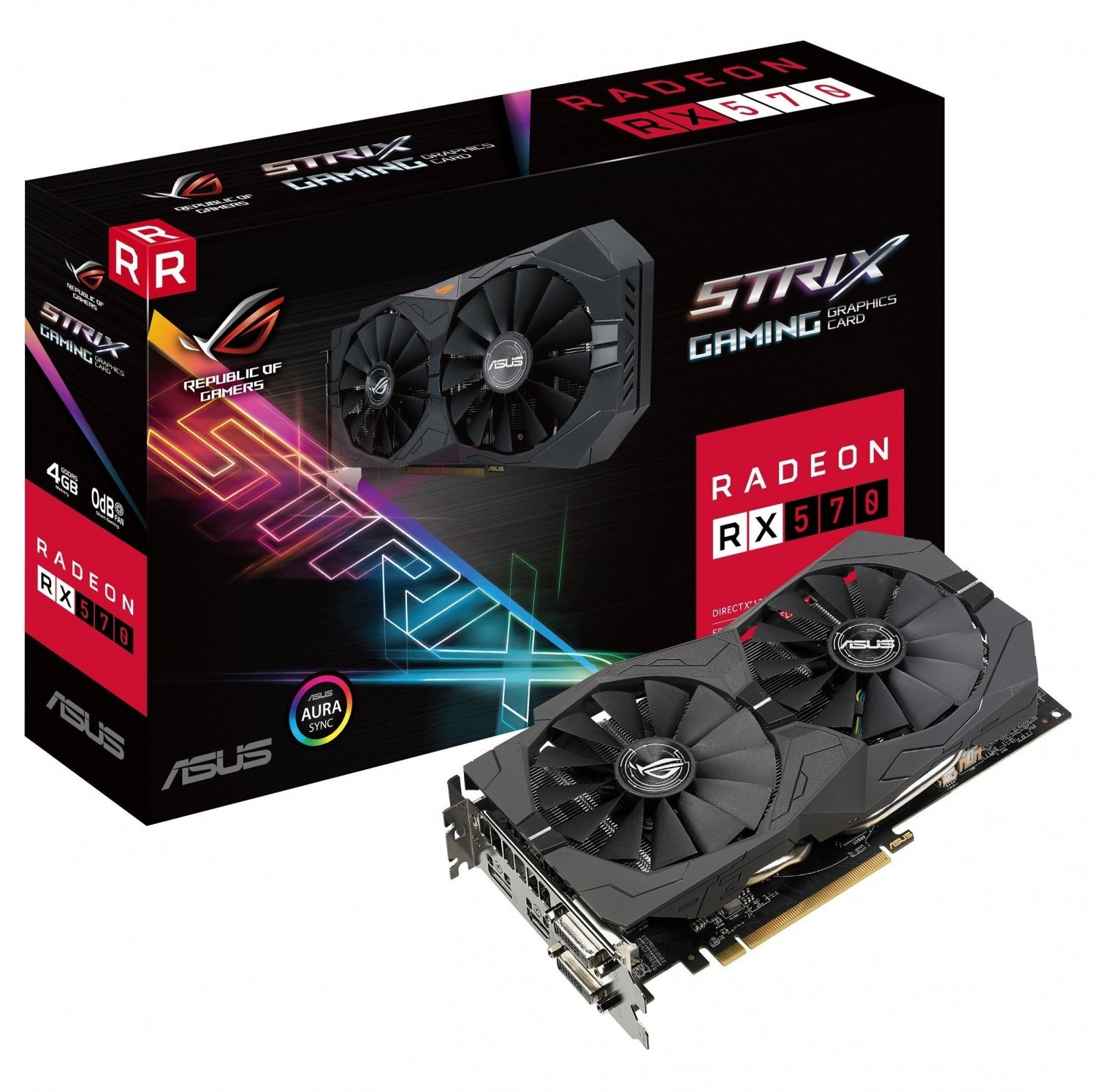 

Видеокарта ASUS Radeon RX 570 4GB DDR5 GAMING OC (