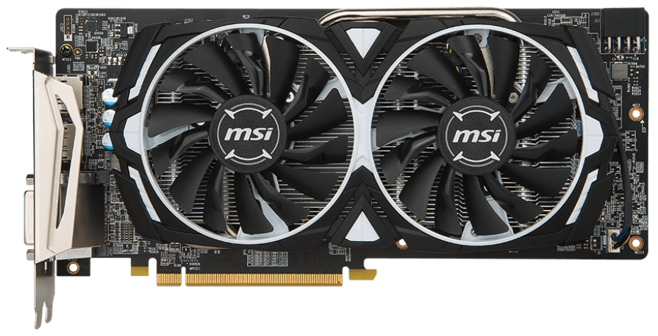 

Видеокарта MSI Radeon RX 580 ARMOR 8Gb OC