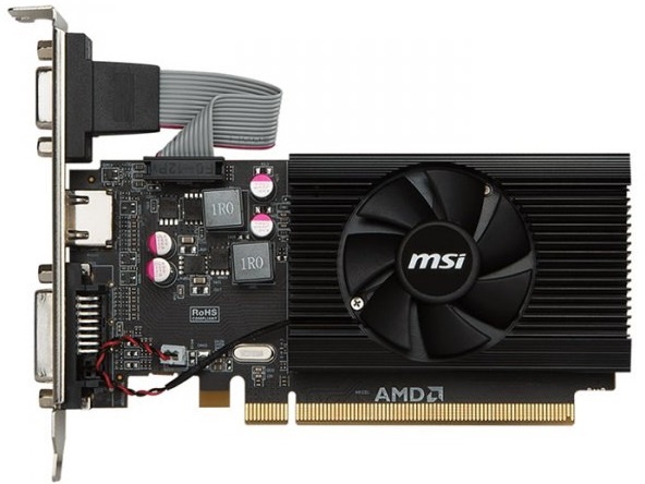 

Видеокарта MSI Radeon R7 240 1GB GDDR3 64-bit LP (R7 240 1GD3 64B LP)