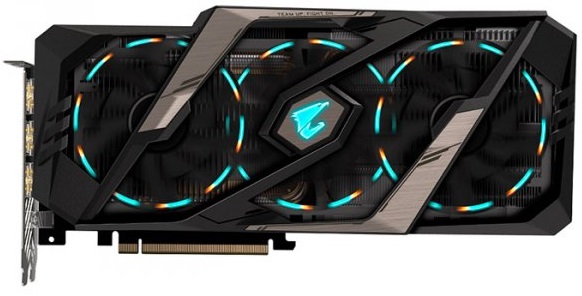 

Видеокарта GIGABYTE AORUS GeForce RTX 2080 Ti 11GB GDDR6 352-bit Xtreme (GV-N208TAORUS X-11GC)