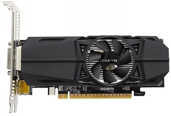 

Видеокарта GIGABYTE GeForce GTX 1050 3GB GDDR5 96-bit LP OC (GV-N1050OC-3GL)