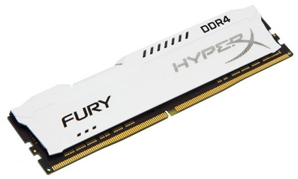 

Память KINGSTON HyperX Fury White DDR4 2400MHz 16GB