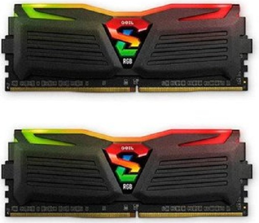 

Память Geil 2x8Gb DDR4 2400Mhz Super Luce Black RGB LED (GLC416GB2400C16DC)