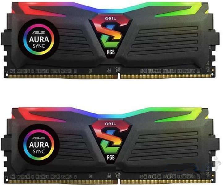 

Память Geil 2x8Gb DDR4 2400Mhz Super Luce Black RGB Sync LED (GLS416GB2400C16DC)