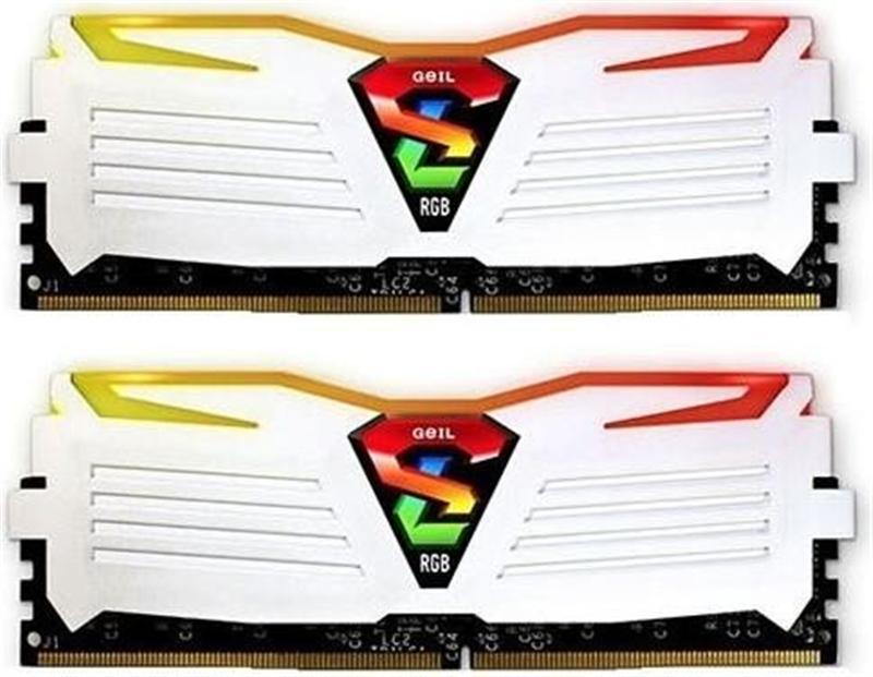 

Память Geil 2x8Gb DDR4 2400Mhz Super Luce White RGB LED (GLWC416GB2400C16DC)