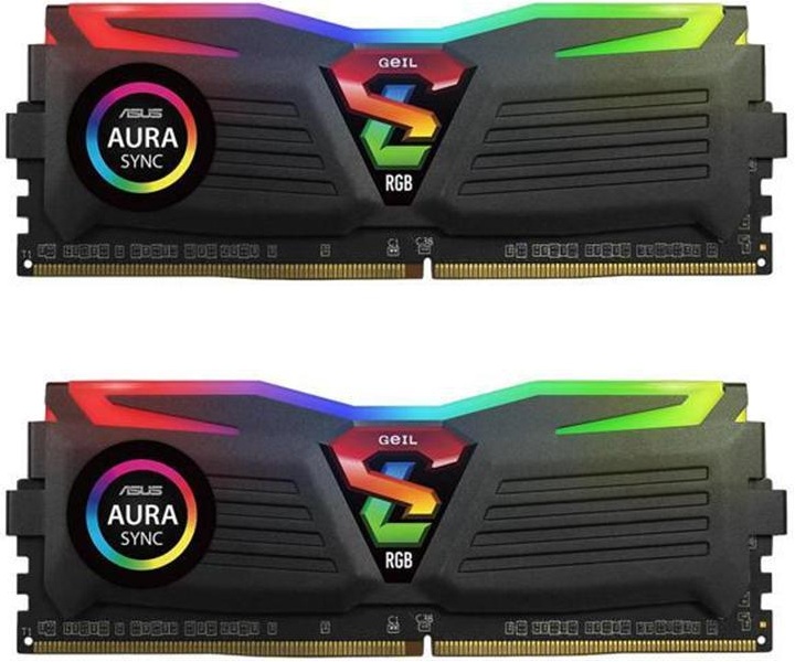 

Память Geil 2x8Gb DDR4 3000Mhz Super Luce Black RGB Sync LED (GLS416GB3000C16ADC)