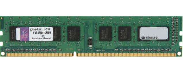 

Память Kingston 1x4Gb DDR3 1600Mhz (KVR16N11S8H/4)
