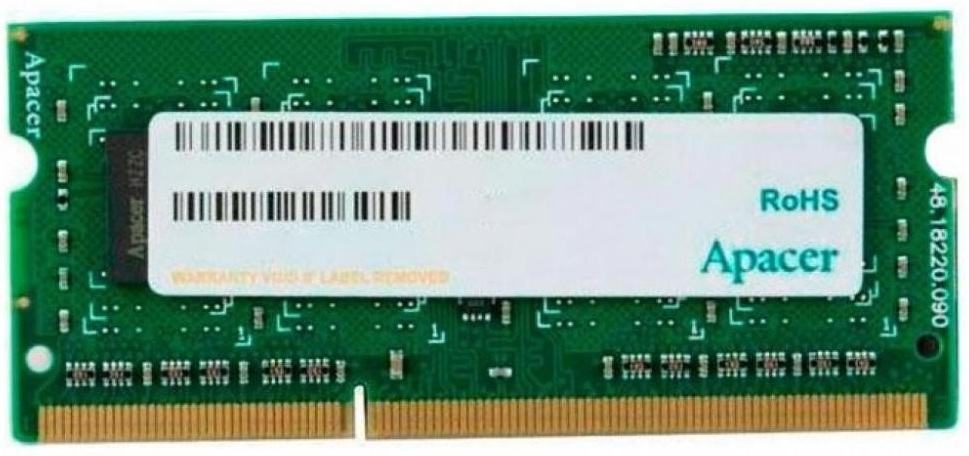 

Память SoDimm Apacer 1x4Gb DDR3 1600Mhz (DS.04G2K.KAM)