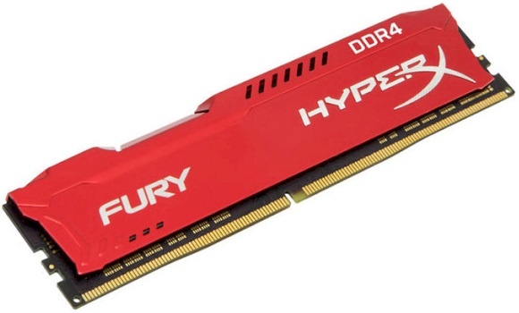 

Память KINGSTON HYPERX Fury Red DDR4 2400MHz 8GB (HX424C15FR2/8)
