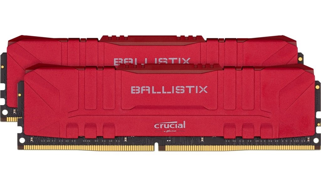 Пам'ять CRUCIAL 2x16GB DDR4 3200MHz Ballistix Red (BL2K16G32C16U4R) в Києві
