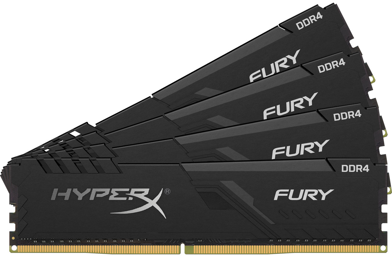 HyperX FURY 128GB (4 X 32GB) DDR4 3600 (PC4 28800) Desktop