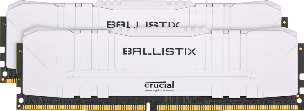 Пам'ять CRUCIAL Ballistix White 16GB (2x8GB) DDR4 3600MHz (BL2K8G36C16U4W) в Києві