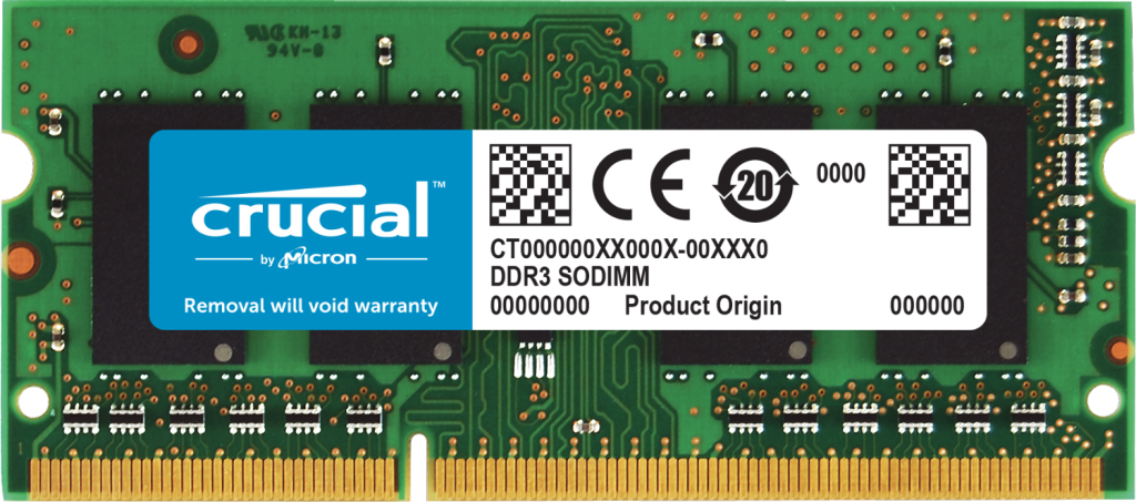 Память CRUCIAL 8GB DDR3 1600MHz SoDimm (CT8G3S160BM) в Киеве
