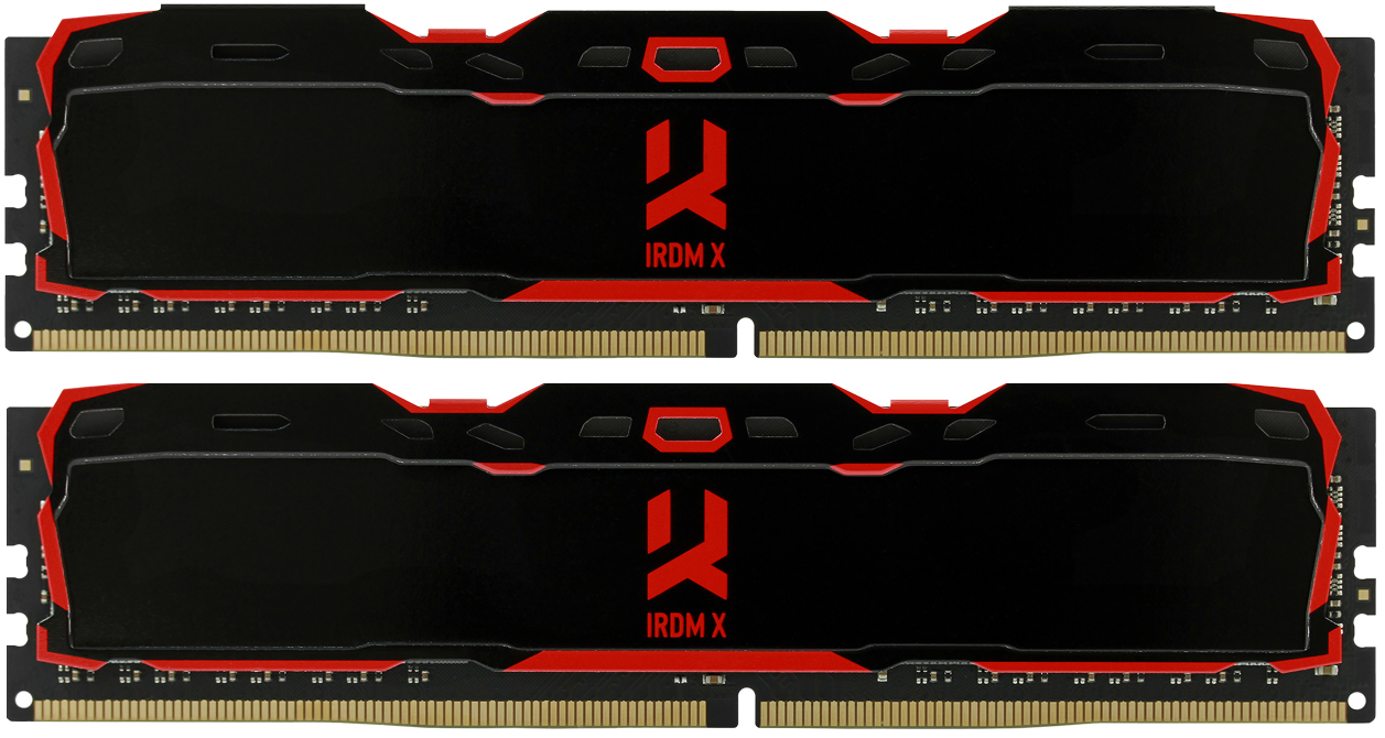 Память GOODRAM 16GB (2x8GB) DDR4 3200 MHz IRDM X Black (IR-X3200D464L16SA/16GDC) в Киеве