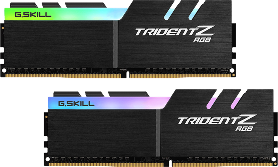Пам'ять G.SKILL 32GB (2x16GB) DDR4 3200MHz Trident Z RGB (F4-3200C14D-32GTZR) в Києві