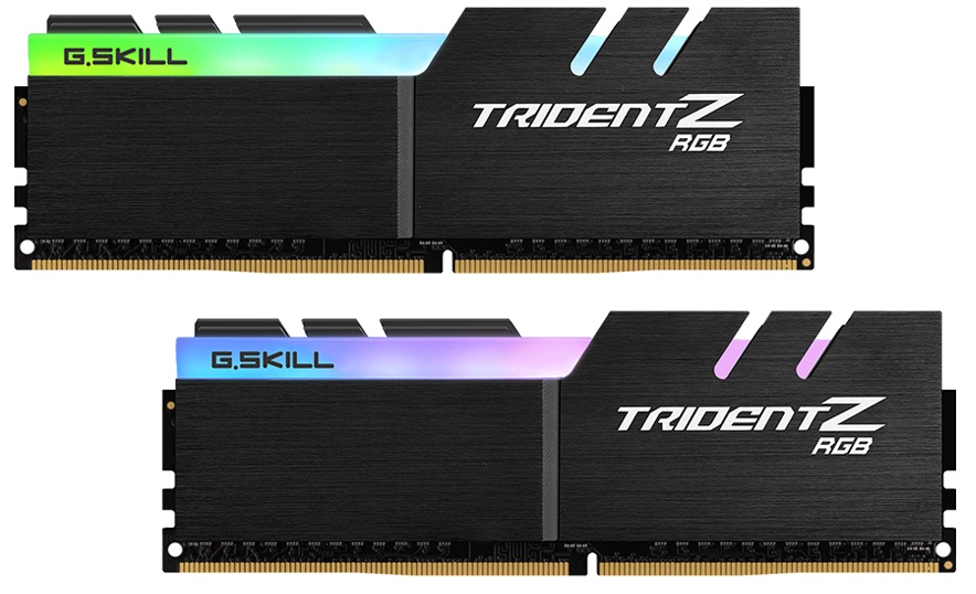 Пам'ять G.SKILL 2x16GB DDR4 4800MHz Trident Z RGB (F4-4800C20D-32GTZR) в Києві