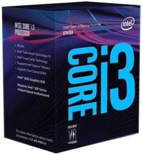 Процесор Intel Core i3-8100 BX80684I38100 (s1151, 3.6Ghz) BOX в Києві