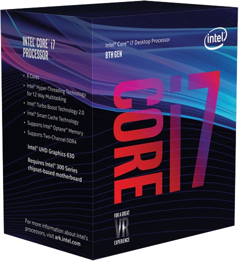 Процессор Intel Core i7-8700 3.2-4.6GHz S1151 (BX80684I78700) BOX в Киеве