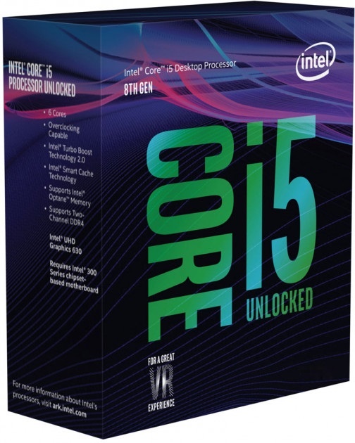 Процессор Intel i5-8600K 3.6GHz S1151 (BX80684I58600K) Box в Киеве